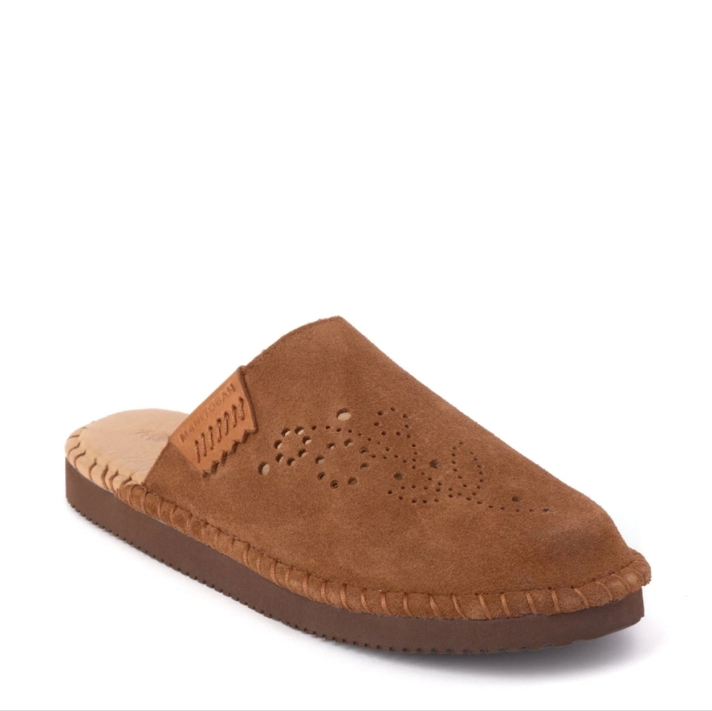 Manitobah Berry Clog  Suede slide shoe's